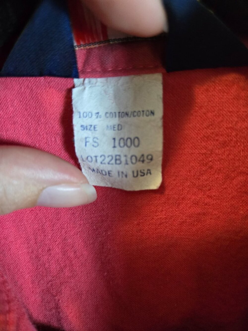 Panhandle Slim Men's Medium Western Snap Shirt Red Made USA Vintage - Picture 5 of 9